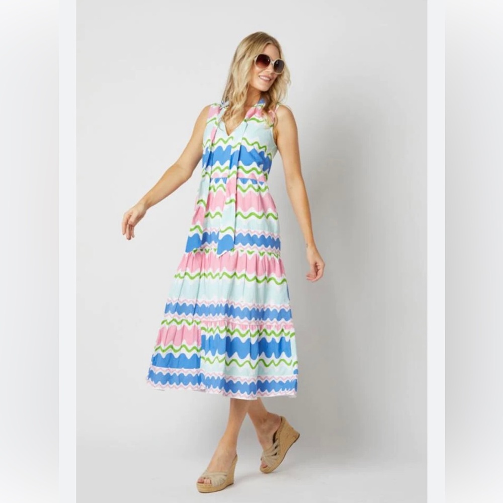 Brand new 100% cotton midi dress size large from Tuckernuck